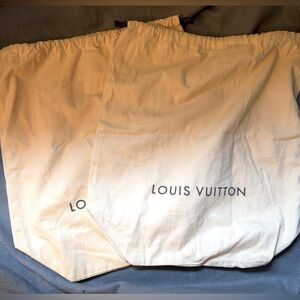 SET 2 LV Louis Vuitton Dust bags Dustbag